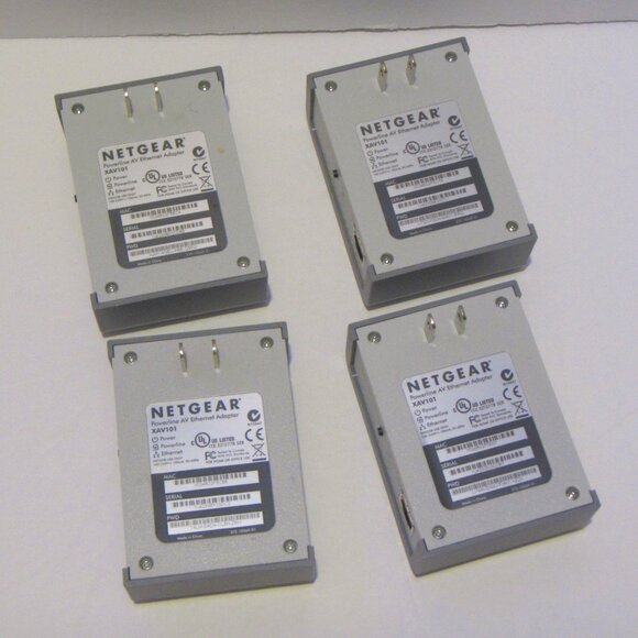 Lot of 4 Netgear XAV101 Powerline AV Ethernet Adapter - Picture 3 of 7